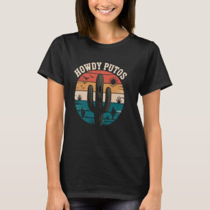 Camiseta Cactus Retro Vintage Divertido País Mujeres Hombre