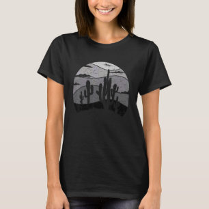 Camiseta Cactus Retro Vintage Para Hombres Mujeres Jardiner