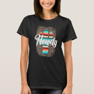Camiseta Cactus Serape Cactus impresión Turquois