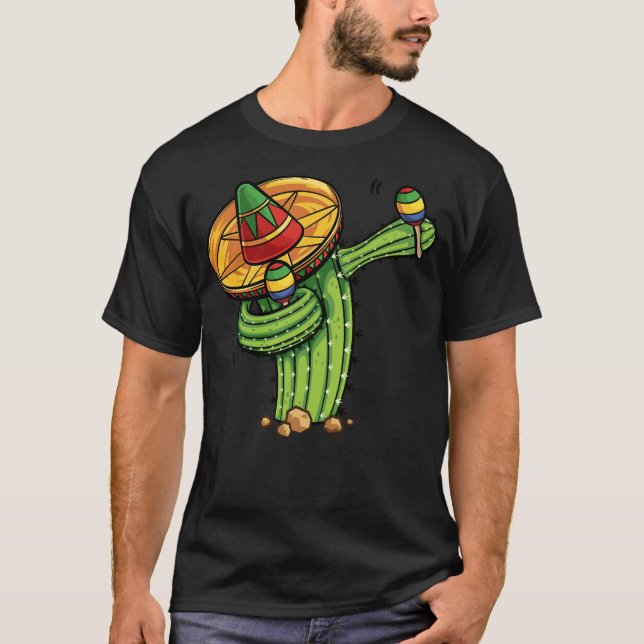Camiseta Cactus Shirt Cinco de Mayo Fiesta Mexicana (Anverso)