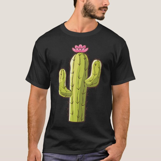 Camiseta Cactus Shirt Niños adultos Hombres Mujeres Cactus  (Anverso)