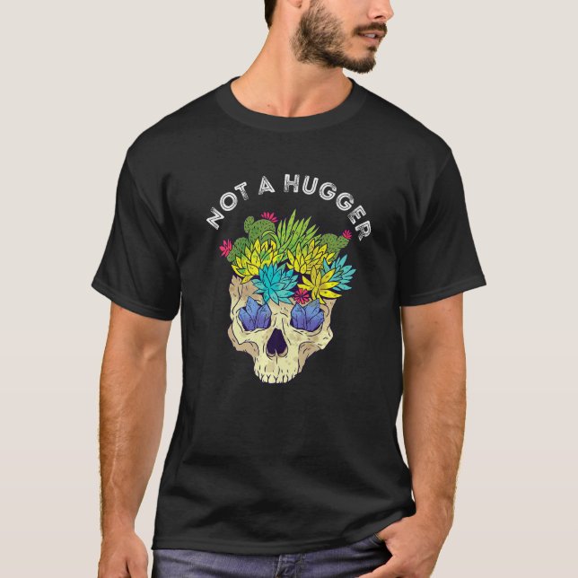 Camiseta Cactus Skull No Es Una Gardenina Cacti Suculenta (Anverso)