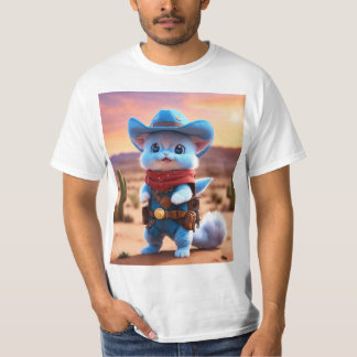 Camiseta Cactus Sombrero Pegatina T-Shirt - Desierto