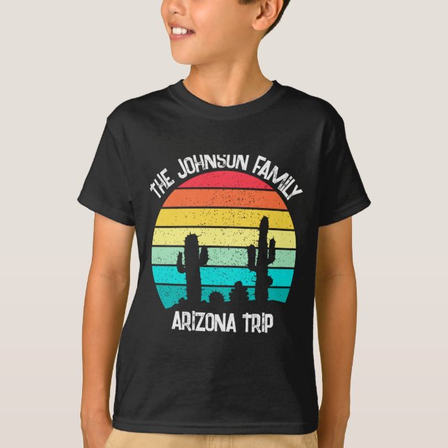 Camiseta Cactus Sunset Arizona Desert Trip Womens  (Anverso)