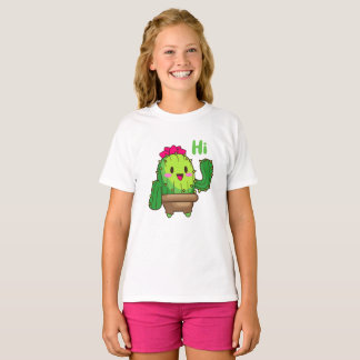 Camiseta Cactus T-Shirt sonriente - Fábricas amigables