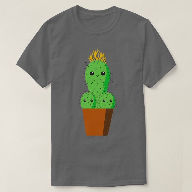Camiseta Cactus travieso para broma y soltero (Diseño del anverso)