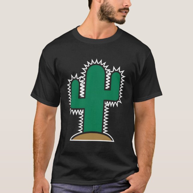 Camiseta Cactus verde (Anverso)