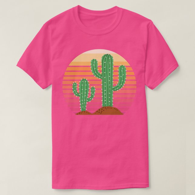 Camiseta Cactus Vintage (Diseño del anverso)