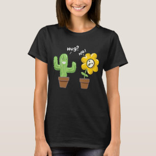 Camiseta Cactus Y Flores Sin Ilustracion Hugo