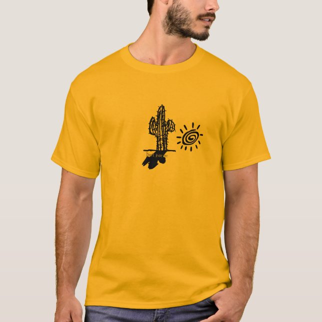 Camiseta Cactus y sombra solos (Anverso)