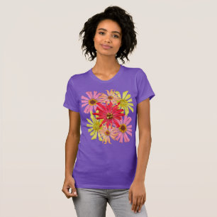 Camiseta Cactus Zinnia Floral T-Shirt