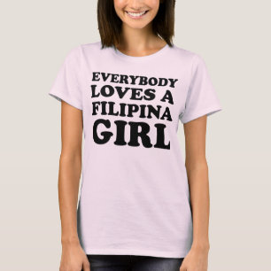 Camiseta Cada amores un chica de la filipina