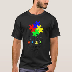 Camiseta Cada artículo cuenta la conciencia del autismo