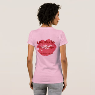 Camiseta Cada Beso Un Terremoto De La Tierra: Lord Byron, D