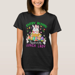 Camiseta Cada Bunny Favorita De La Comida Dos Bunniks Con E