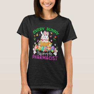 Camiseta Cada Bunny Favorito Farmacéutico Dos Bunnist Con E