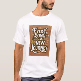 Camiseta Cada Canción Es Un Nuevo Viaje