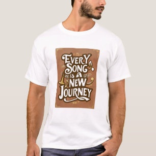 Camiseta Cada Canción Es Un Nuevo Viaje
