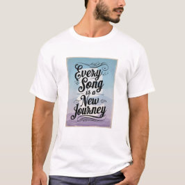 Camiseta Cada canción es una nueva opción de viaje 4