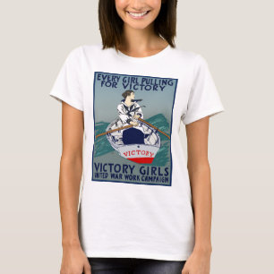 Camiseta Cada chica que tira para la victoria