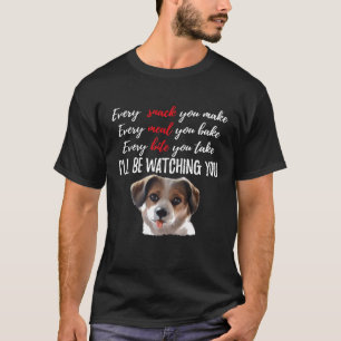 Camiseta Cada Comida Que Se Hace Gracioso Jack Russell Terr