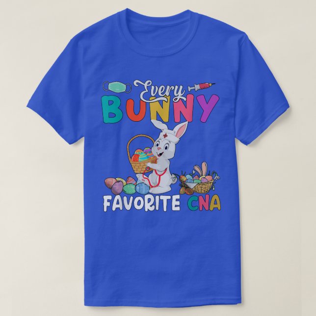 Camiseta Cada conejito favorito CNA Feliz Día de Pascua Bun (Diseño del anverso)