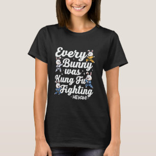 Camiseta Cada conejo estaba luchando Kung Fu Karate Taekwon