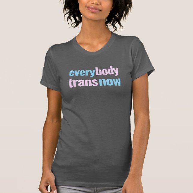 Camiseta Cada cuerpo transversal ahora ajuste delgado (Anverso)
