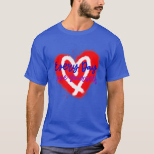 Camiseta Cada día Ama tu propio Corazón Número de Edición