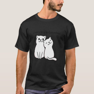 Camiseta Cada Día El Gato De Caturday Lover