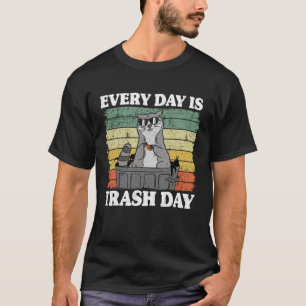 Camiseta Cada Día Es Basurero Día Mapache 5