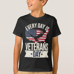 Camiseta Cada Día Es Día Bandera De Águila Patriótica