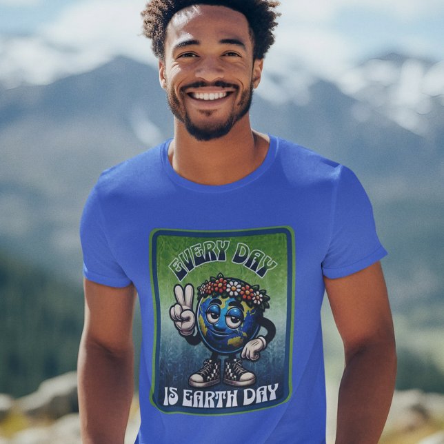Camiseta Cada Día es el Día de la Tierra (Subido por el creador)