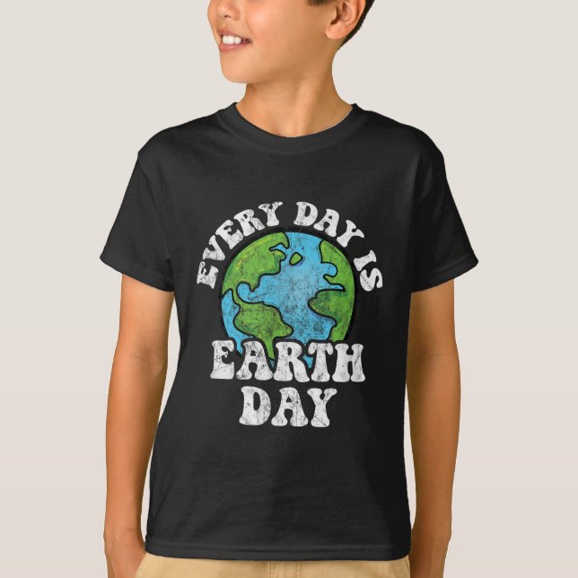 Camiseta Cada día es el Día de la Tierra (Anverso)
