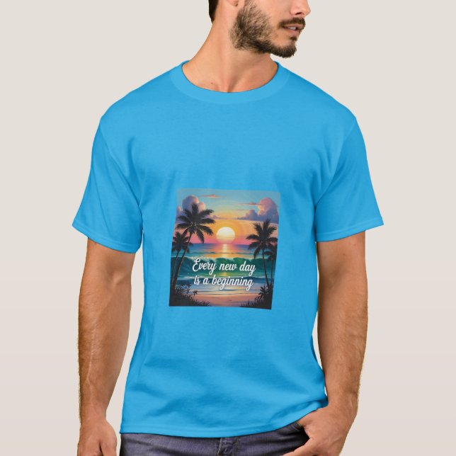 Camiseta Cada día es un nuevo comienzo (Anverso)
