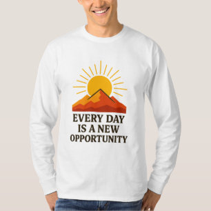 Camiseta Cada Día Es Una Nueva Oportunidad – Sol Inspirador