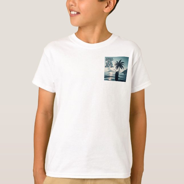 Camiseta Cada Esfuerzo Importa Nunca Rendirse (Anverso)