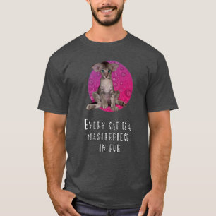 Camiseta Cada gato es una obra maestra en cuatro