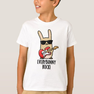 Camiseta Cada muñeco de rock divertido de conejo animal Pun