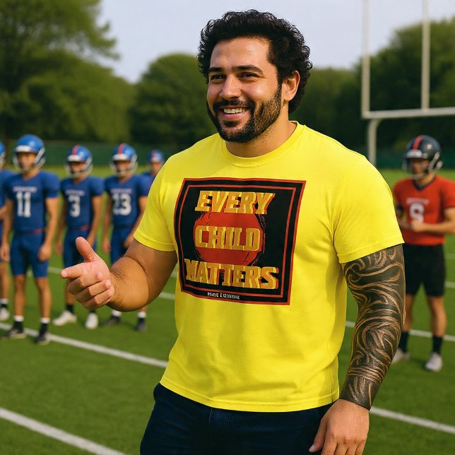 Camiseta Cada niño importa el círculo rojo (Subido por el creador)