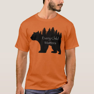 Camiseta Cada niño importa el diseño del oso