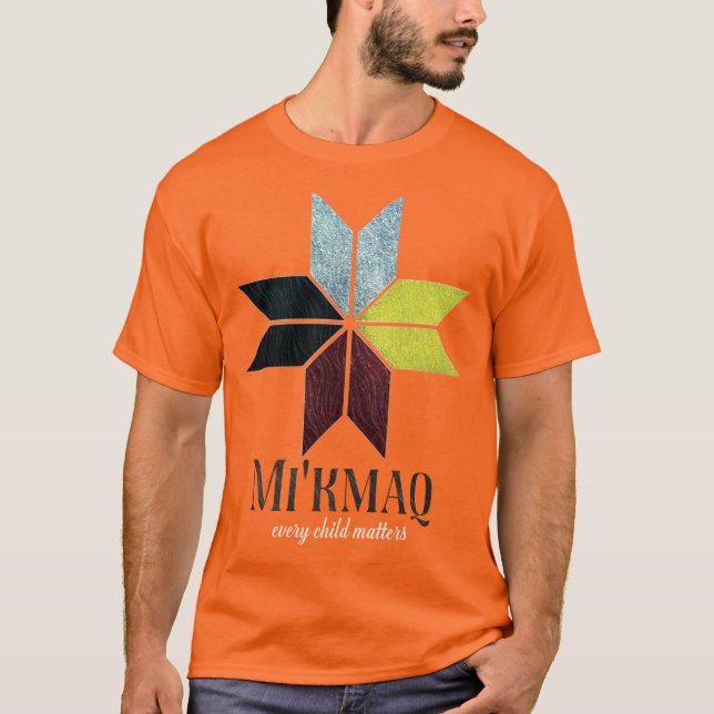 Camiseta Cada niño importa - Mi'kmaq (Anverso)