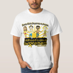 Camiseta Cada niño merece a un cáncer futuro de la niñez