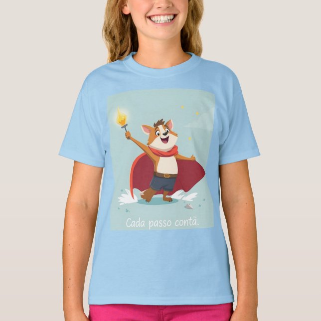 Camiseta Cada paso cuenta (Anverso)