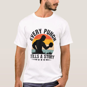 Camiseta Cada Puñetazo Cuenta Una Historia Boxeador Deporte