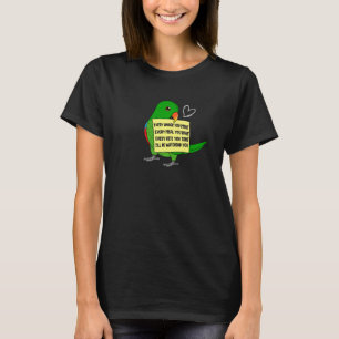 Camiseta Cada refrigerio o mordedura I macho Eclectus Parro