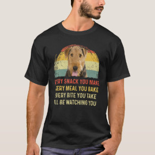 Camiseta Cada refrigerio que haces a Airedale Terrier Perro