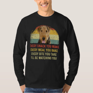 Camiseta Cada refrigerio que haces a Airedale Terrier Perro