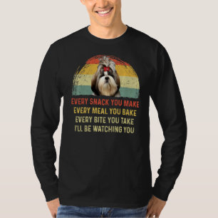Camiseta Cada refrigerio que haces a Shih Tzu Perro Mamá Pe