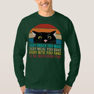 Camiseta Cada refrigerio que haces a un gato gracioso mamá
